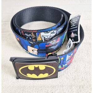 Buckle-Down Batman Comic Strip Belt Bottle Opener Buckle Uncut Adjustable NWT
